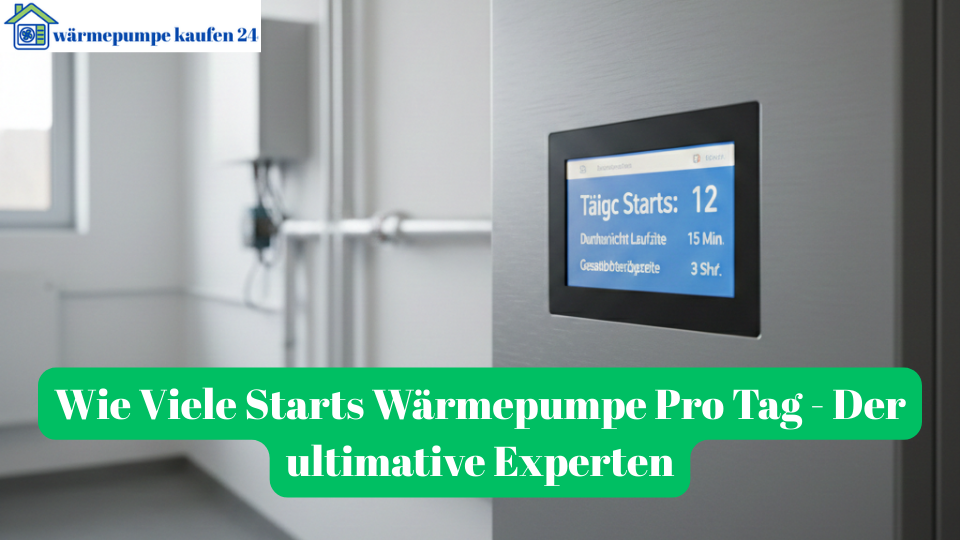Wie Viele Starts Wärmepumpe Pro Tag