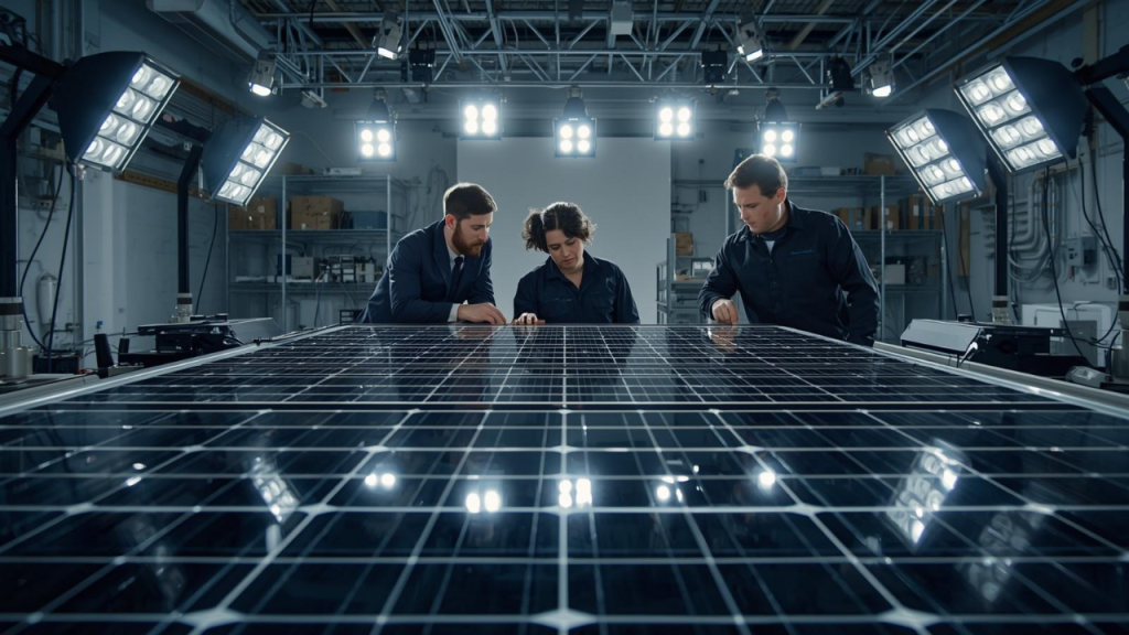 Solarmodul Test