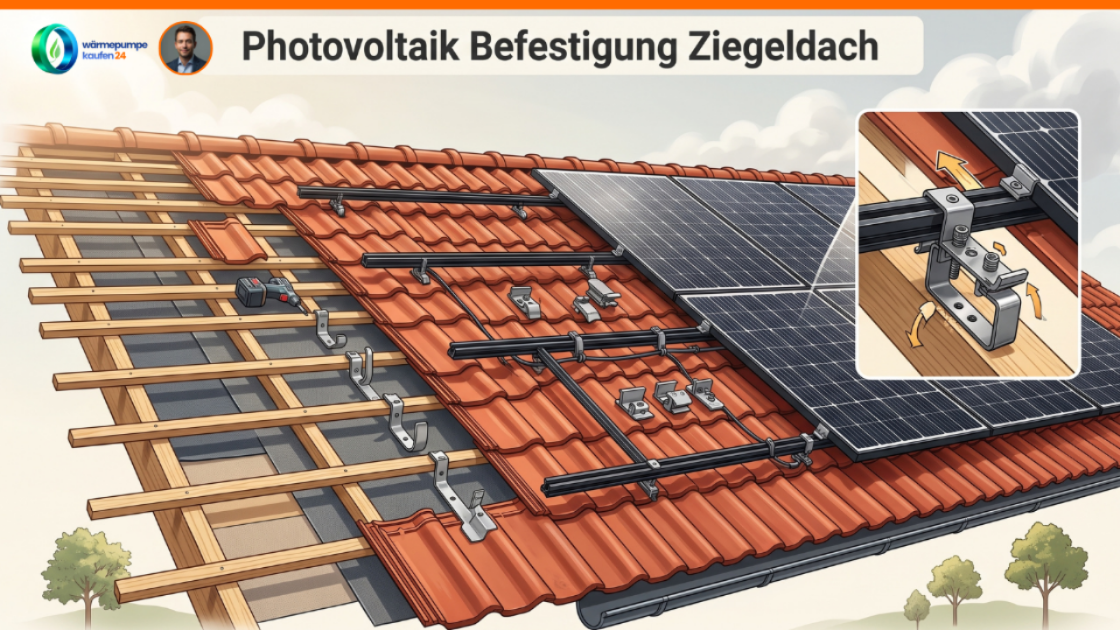 Photovoltaik Befestigung Ziegeldach