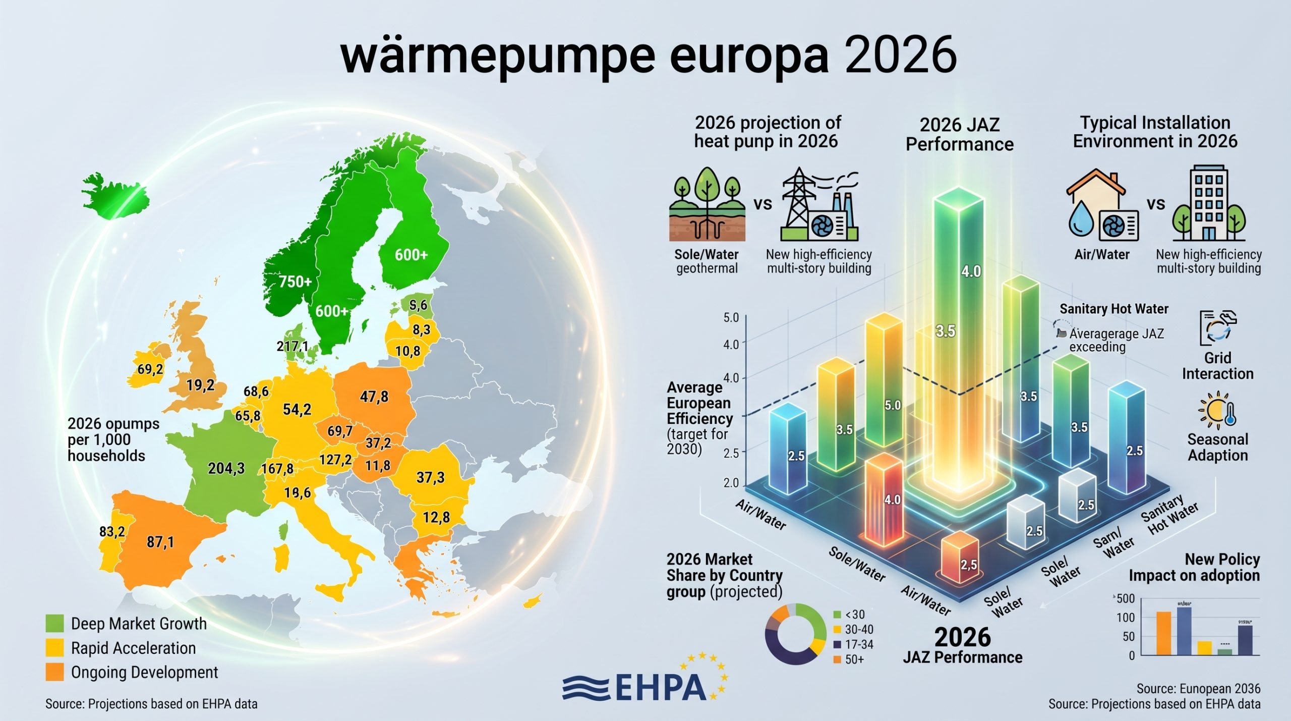 Wärmepumpen Europa 2026